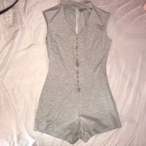 Grey Shorts jumpsuit